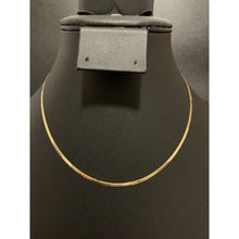 Load image into Gallery viewer, 18K Gold Necklace Chain Flat 14.75 inches 1.87 grams - Rafant
