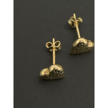 Load image into Gallery viewer, 18K Gold Earrings Stud Heart 1.08 grams - Rafant
