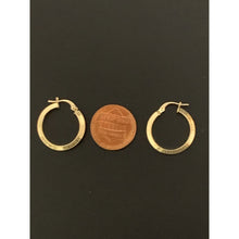 Load image into Gallery viewer, 18K Yellow Gold Earrings Hoops Loops Small 1.17 grams - Rafant
