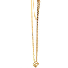 Load image into Gallery viewer, 18K Yellow Gold Necklace Chain Bismark 1.55 grams 18 inches - Rafant
