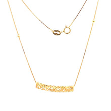 Load image into Gallery viewer, 18K Yellow Gold Necklace Chain 17.75 inches Pendant Tube  1.71 grams - Rafant
