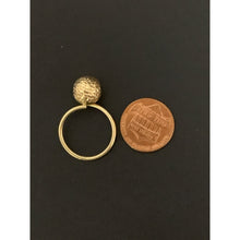 Load image into Gallery viewer, 18K Gold Ring Ball 1.47 grams Size 7 - Rafant
