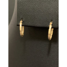 Load image into Gallery viewer, 18K Gold Earrings Hoops Loops Small Lightweight 0.83 grams - Rafant
