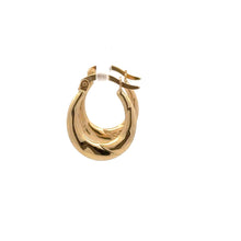 Load image into Gallery viewer, 18K Gold Earrings Hoops Small 1.38 grams - Rafant
