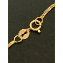 Load image into Gallery viewer, 18K Gold Chain Necklace Saudi Yellow Gold Lightweight Dainty 16&quot; - Rafant
