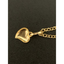 Load image into Gallery viewer, 18K Gold Bracelet Rolo Chain 7.25 inches with Heart Charm 1.45 grams - Rafant

