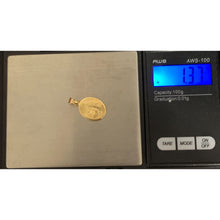 Load image into Gallery viewer, 18K Gold Pendant Oval Mother Mary Child Senior Sto Nino 1.37 grams Small - Rafant
