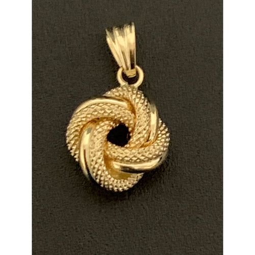 18K Gold Pendant Knot Small 1.10 grams - Rafant