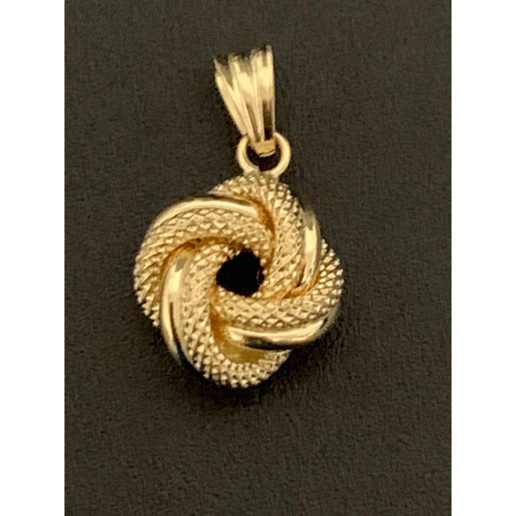 18K Gold Pendant Knot Small 1.10 grams - Rafant