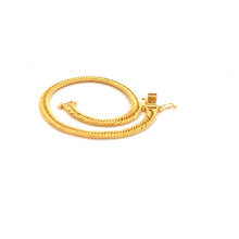 Load image into Gallery viewer, 18K Yellow Gold Bracelet Triple Lock 2.02 grams Size 5.25  inches - Rafant
