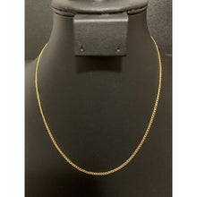 Load image into Gallery viewer, 18K Yellow Gold Necklace Chain Curb 18 inches 1.83 grams - Rafant
