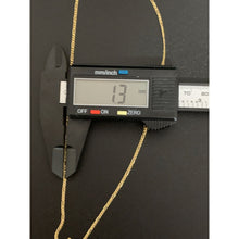 Load image into Gallery viewer, 18K Gold Necklace Chain Figaro No Pendant 17.75&quot; - Rafant
