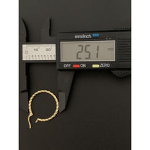 Load image into Gallery viewer, 18K Gold Earrings Hoops Loops 1.43 grams - Rafant

