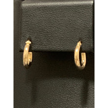 Load image into Gallery viewer, 18K Gold Earrings Hoops Loops Small 0.88 grams - Rafant
