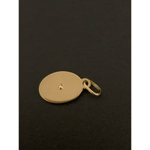 Load image into Gallery viewer, 18K Gold Pendant Oval Jesus Christ White Yellow Rose Gold 1.73 grams with Defects - Rafant
