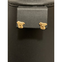 Load image into Gallery viewer, 18K Gold Earrings Stud Horse 1.03 grams - Rafant
