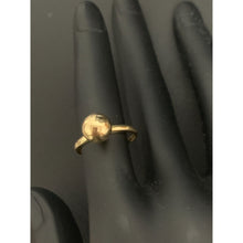 Load image into Gallery viewer, 18K Gold Ring Ball 1.36 grams Size 5.75 - Rafant
