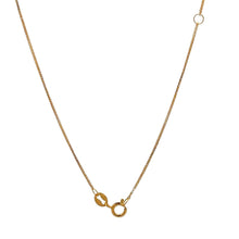 Load image into Gallery viewer, 18K Gold Necklace Chain 15.5&quot; plus 2 inches extension Pendant Key 0.82 grams - Rafant
