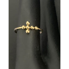 Load image into Gallery viewer, 18K Gold Ring Cross 1.31 grams Size 5 - Rafant
