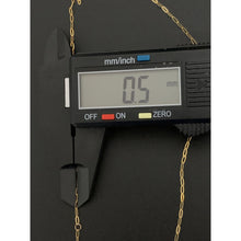 Load image into Gallery viewer, 18K Gold Necklace Chain Heart 17.75 inches 1.21 grams - Rafant
