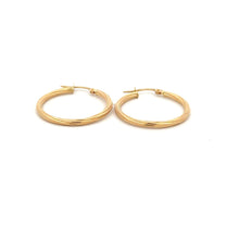 Load image into Gallery viewer, 18K Gold Earrings Hoops 1.50 grams - Rafant
