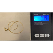 Load image into Gallery viewer, 18K Gold Chain Bracelet 7 inches 0.79 grams Lightweight Dainty - Rafant
