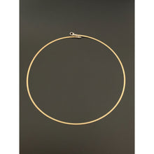 Load image into Gallery viewer, 18K Gold Necklace Omega Flexible White Yellow Gold Two Tone 16 inches 2.43 grams - Rafant
