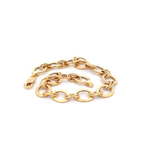Load image into Gallery viewer, 18K Yellow Gold Bracelet Chain Link 3.50 grams 7.75 inches - Rafant
