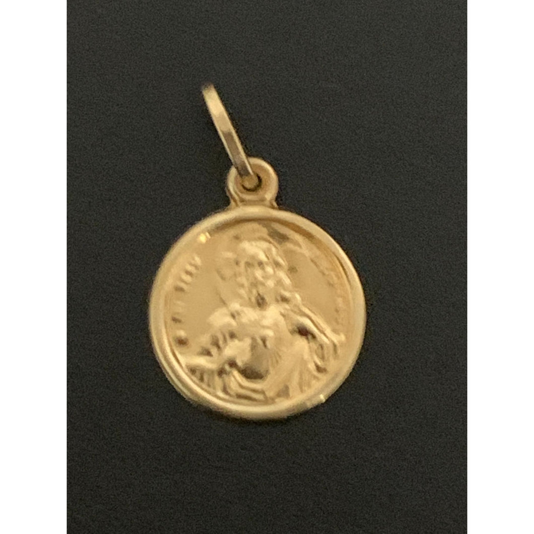 18K Gold Pendant Jesus Christ 1.22 grams Small - Rafant
