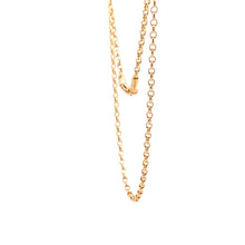 Load image into Gallery viewer, 18K Yellow Gold Necklace Chain Rolo Link 2.31 grams 19.75 inches - Rafant
