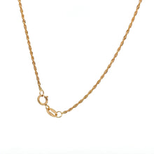 Load image into Gallery viewer, 18K Gold Necklace Chain Rope 16 inches 0.83 grams - Rafant
