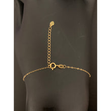 Load image into Gallery viewer, 18K Gold Bracelet Charms Discs Size 6.5 inches plus 1” extension 0.50 grams - Rafant
