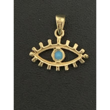 Load image into Gallery viewer, 18K Gold Pendant Turquoise 0.63 grams - Rafant
