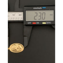 Load image into Gallery viewer, 18K Gold Oval Woman Lady Pendant - Rafant
