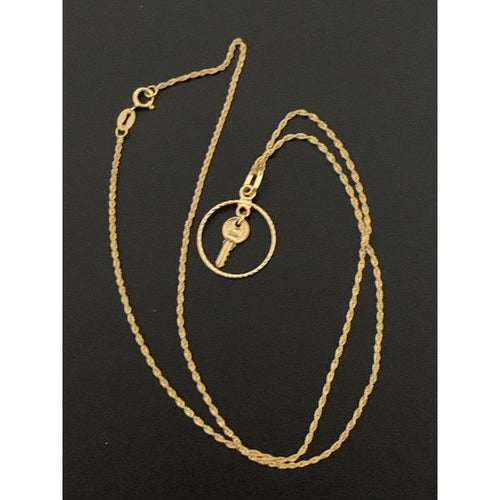18K Gold Necklace Chain 18