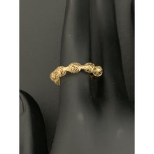 Load image into Gallery viewer, 18K Gold Ring Soft Mesh 0.53 grams Size 5 Dainty Lightweight Delicate - Rafant
