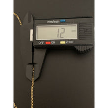 Load image into Gallery viewer, 18K Gold Gold Necklace Chain 17.75 Inches with Woman Lady Pendant 2.39 grams - Rafant
