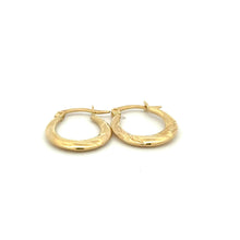 Load image into Gallery viewer, 18K Gold Earrings Hoops Small 1.38 grams - Rafant
