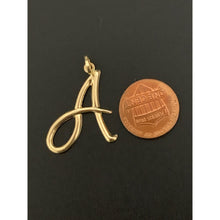 Load image into Gallery viewer, 18K Gold Pendant Letter A 1.23 grams - Rafant
