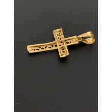 Load image into Gallery viewer, 18K Gold Pendant Cross 1.12 grams - Rafant
