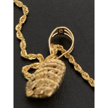 Load image into Gallery viewer, 18K Gold Necklace Chain 17.50 inches with Heart Pendant 1.62 grams - Rafant
