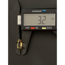 Load image into Gallery viewer, 18K Gold Earrings Hoops Loops Small 1.21 grams - Rafant
