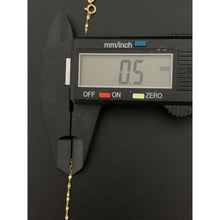 Load image into Gallery viewer, 18K Gold Necklace Chain Only 1.10 grams 17.75 inches - Rafant
