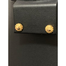 Load image into Gallery viewer, 18K Gold Earrings Stud Screw Type Small 0.39 grams - Rafant
