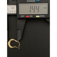 Load image into Gallery viewer, 18K Gold Earrings Hoops Loops Small 1.13 grams - Rafant
