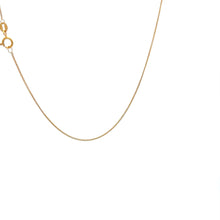 Load image into Gallery viewer, 18K Gold Necklace Chain 17.5 inches Very Tiny Beads 0.94 grams - Rafant
