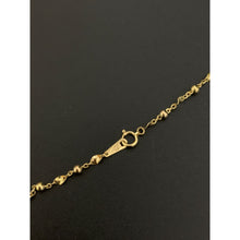 Load image into Gallery viewer, 18K Yellow Gold Necklace Chain Beads 16 inches - Rafant
