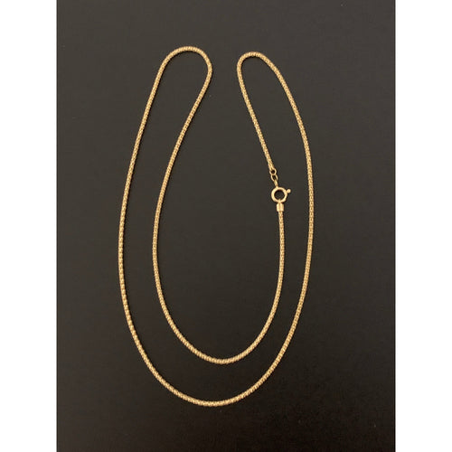 18K Gold Necklace Chain 17.5 inches 1.89 grams - Rafant
