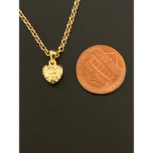 Load image into Gallery viewer, 18K Gold Bracelet Rolo Chain 7.5 inches with Puffed Heart Charm 1.51 grams - Rafant
