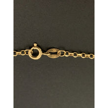 Load image into Gallery viewer, 18K Gold Bracelet Rolo Chain 7.5 inches with Puffed Heart Charm 1.51 grams - Rafant
